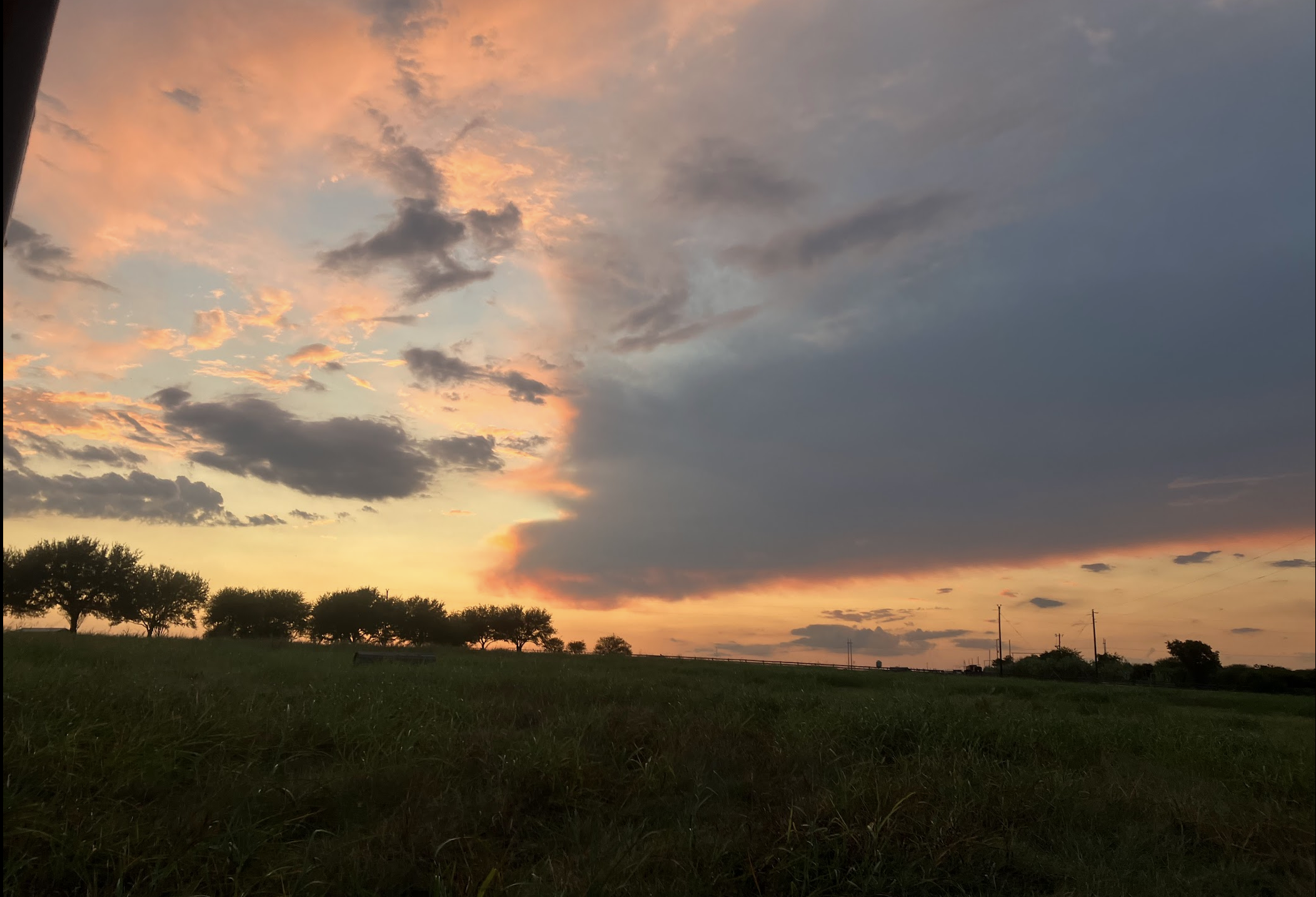 Sunset over the Texas Prairie